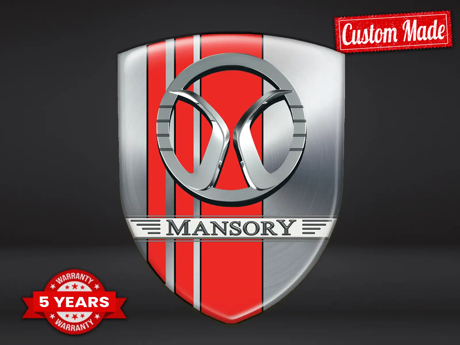 Mansory Personalisierte Autosticker Premium Universal Design